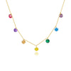 Women's S925 Sterling Silver Niche Geometric Inlaid Zircon Clavicle Chain