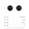 Women's S925 Sterling Silver Obsidian Geometric Simple Style Earrings Set With Precious Stones