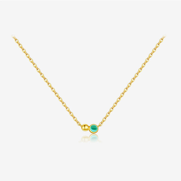 Women's S925 Sterling Silver Ring Pendant Necklace With Diamond Design And Platinum 18K Gold Electroplating