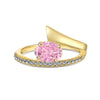 Women's S925 Sterling Silver Ring With Geometric Pattern And Ice Flower Cutting Electroplating Craft
