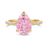 Women's S925 Sterling Silver Ring With Geometric Pattern And Ice Flower Cutting Electroplating Craft