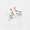 Women's S925 Sterling Silver Sexy Snake Earrings With Geometric Design And Electroplating Treatment