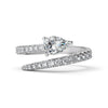 Women's S925 Sterling Silver Snakeshaped Geometric Zircon Inlaid Electroplated Ring