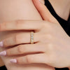 Women's S925 Sterling Silver Sugar Shape Geometric Ring With Electroplating