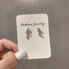 Women's S925 Sterling Silver Vintage Pearl Tassel Long Earrings With Geometric Pattern