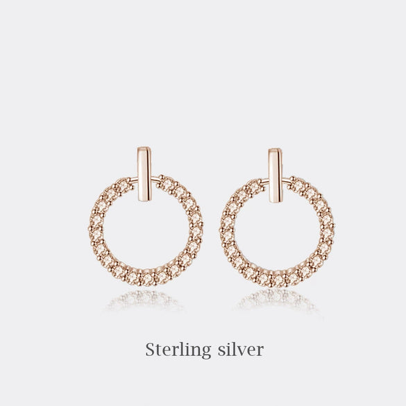 Women's S925 Sterling Silver Vintage Pearl Tassel Long Earrings With Geometric Pattern