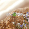 Women's S925 Sterling Silver Wave Shaped Gem Set Ring With Natural Sapphire Ruby Topa Garnet Olivine