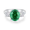 Women's S925 Sterling Silver Yellow Diamond Ring With Ice Flower Cut And Reddish Cut 8A Zircon