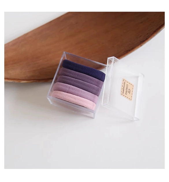Women's Seamless High Elastic Fabric Headband Hair Tie Simple Design For Autumn And Winter