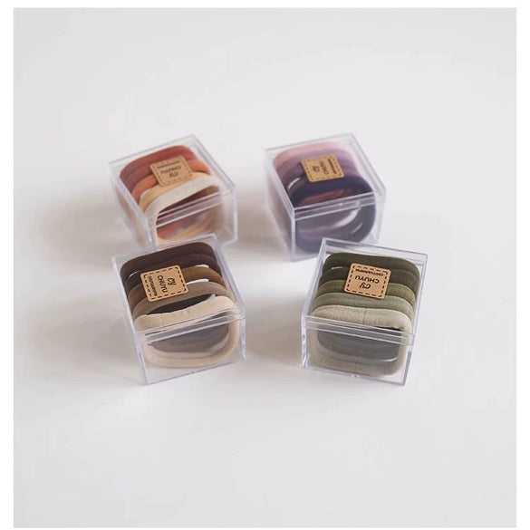 Women's Seamless High Elastic Fabric Headband Hair Tie Simple Design For Autumn And Winter