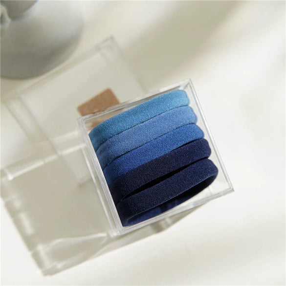 Women's Seamless High Elastic Fabric Headband Hair Tie Simple Design For Autumn And Winter