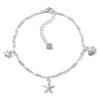 Women's 925 Silver Bracelet With Geometric Pendant And Electroplating Process