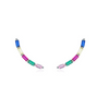 Women's 925 Silver Geometric Microinlay Niche Design Earrings