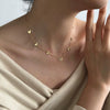 Women's 925 Silver Insectshaped Butterfly Clavicle Chain Necklace With Electroplating