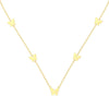 Women's 925 Silver Insectshaped Butterfly Clavicle Chain Necklace With Electroplating