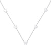 Women's 925 Silver Insectshaped Butterfly Clavicle Chain Necklace With Electroplating