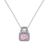 Women's 925 Silver Jewelry Set With Plants Flowers Pattern Minimalist Style Clavicle Chain Included