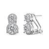 Women's 925 Silver Jewelry Set With Plants Flowers Pattern Minimalist Style Clavicle Chain Included
