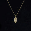 Women's 925 Silver Leaf Pendant Necklace With Box Chain Elegant Light Luxury Floral Style Jewelry