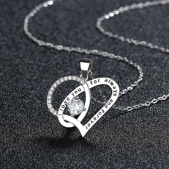 Women's 925 Silver Necklace With Animals And Zodiac Signs Pattern And Zircon Pendant