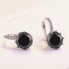Women's Silver Plated Earrings With Crown Pattern Made Of Copper