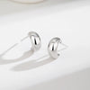Women's 925 Silver Ushape Geometric Retro Electroplated Earrings