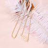 Women's Simple Alloy Hollow Heart Bracelet Set With Electroplated Personality Style Pendant Bracelets