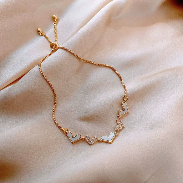 Women's Simple Cold Style Alloy Star Pattern Bracelet