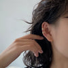 Women's Simple Cold Style Zircon Pearl Ear Clip Earrings With Geometric Design