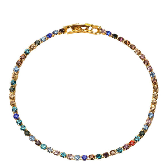 Women's Simple Copper Rhinestone Bracelet With Letter Pattern Fashion Jewelry Fine Crafted Bracelet