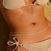 Women's Simple Copper Starfish Waist Chain Fashion Casual Versatile Holiday Style Single Lap Waist Accessory