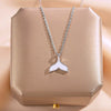 Women's Simple Fishtail Clavicle Chain Jewelry Copper Titanium Steel Geometric Electroplated