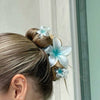 Women's Simple Frosted Frangipanishape Hair Gripper Set