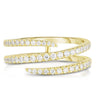 Women's Simple Geometric Alloy Three Circle Ring With Micro Inlaid Rhinestones Electroplated Fashion Ring