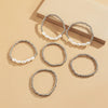 Women's Simple Geometric Artificial Pearl And Metal Beaded Bracelet With Round Bead Stitching