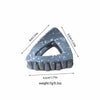 Women's Simple Geometric Baking Paint Hair Clip Horsetail Clip Grip Clip Claw Clip