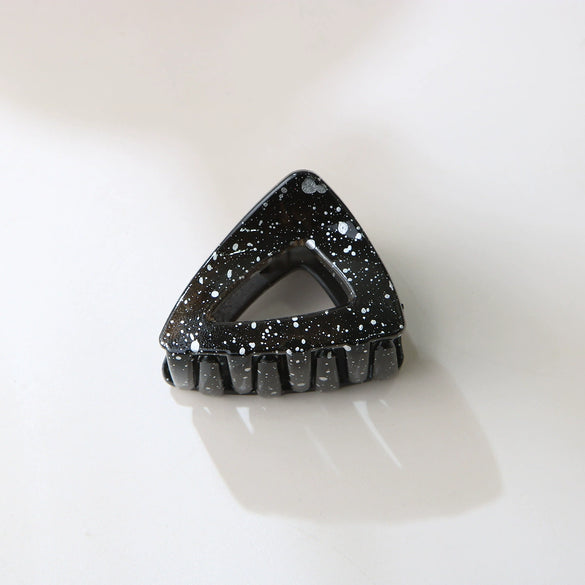 Women's Simple Geometric Baking Paint Hair Clip Horsetail Clip Grip Clip Claw Clip