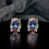 Women's Simple Geometric Copper Zircon Earrings