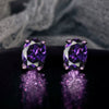 Women's Simple Geometric Copper Zircon Earrings