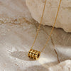 Women's Simple Geometric Electroplated Stainless Steel Oshaped Chain Collarbone Necklace