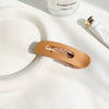 Women's Simple Geometric Plastic Resin Handmade Duckbill Hairpin Clip