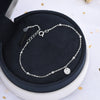 Women's Simple Geometric Round Silver Bracelet With Electroplated Finish Fashion Jewelry