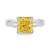 Women's Simple Geometric 925 Silver Ring Set With Diamonds