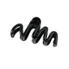 Women's Simple Geometric Wave Hair Shark Clip Hair Accessories With Electroplating Design