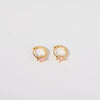 Women's Simple Light Luxury Copper Diamond Rhombus Earrings