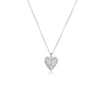 Women's Simple Love Heart Shaped Pendant Necklace With Copper Material And Electroplating Process