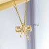 Women's Simple Necklace Copper 925 Silver Pendant O Word Chain Gold Plated Electroplating