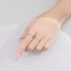 Women's Simple Open Ring In S925 Sterling Silver With Electroplated Finish Fashion Fine Jewelry