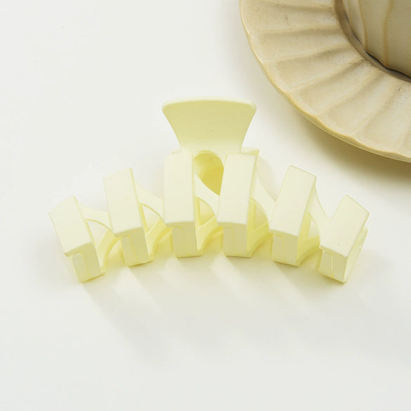 Women's Simple Square Acrylic Handmade Shark Clip Hairpin Headwear