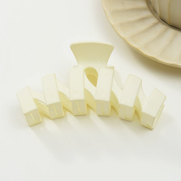 Women's Simple Square Acrylic Handmade Shark Clip Hairpin Headwear